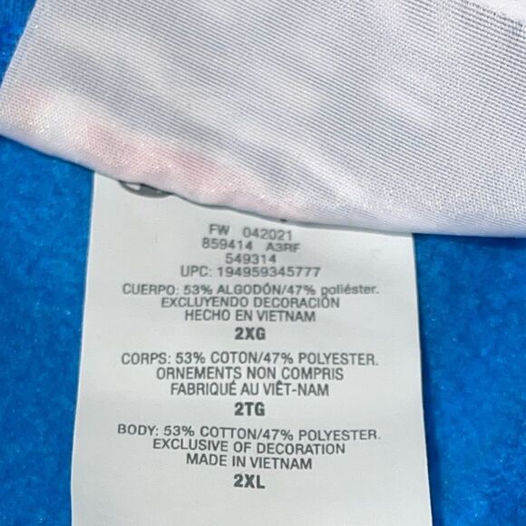 NWTs Champion Athletic Dip Dye Blue Ombre Fleece Shorts Logo - Picture 6 of 11